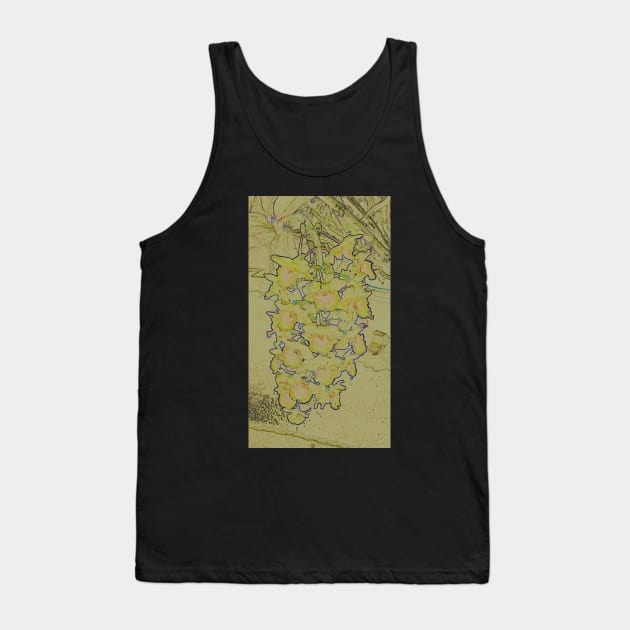 Lemon Orchid Tank Top by MagsWilliamson